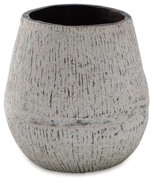 Ashley Claymount Vase - Distressed Brown
