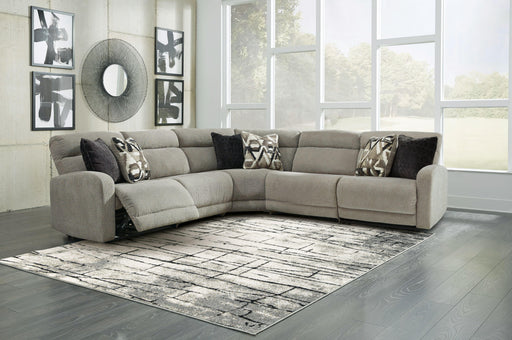 Ashley Colleyville - Stone - Zero Wall Recliners 5 Pc Sectional