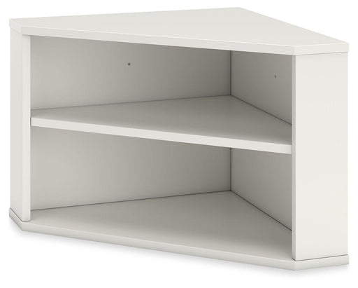 Ashley Grannen Home Office Corner Bookcase - White