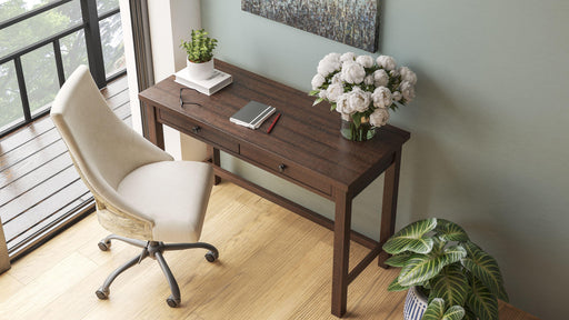 Ashley Camiburg Home Office Desk - Warm Brown