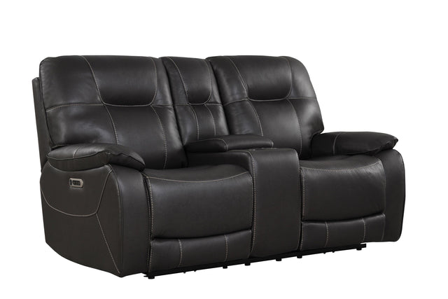 Parker House Axel - Power Console Loveseat - Ozone