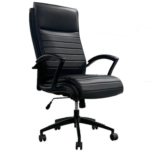 Parker House Dc#370 - Leather Desk Chair - Black