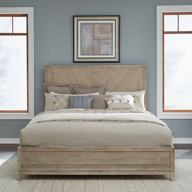 Liberty Furniture Brentwood - California King Panel Bed - Sandstone