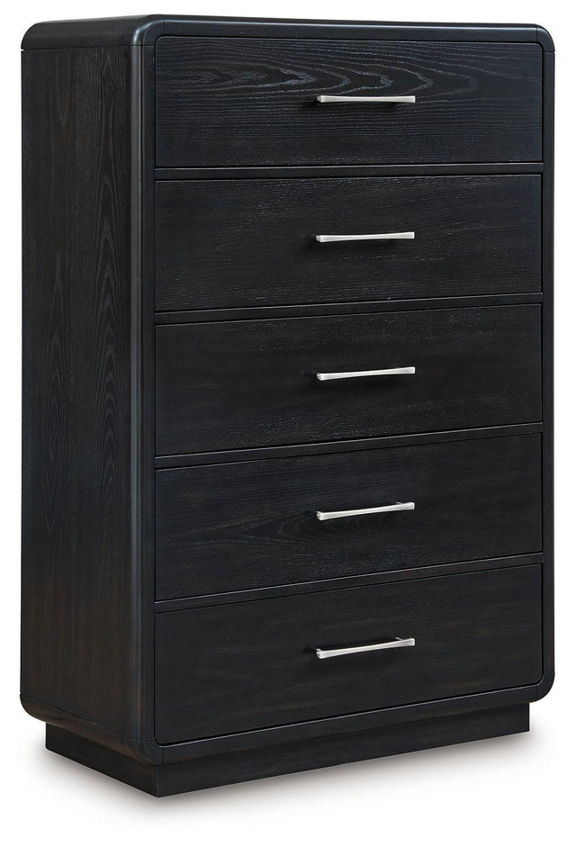 Ashley Rowanbeck Five Drawer Chest - Black