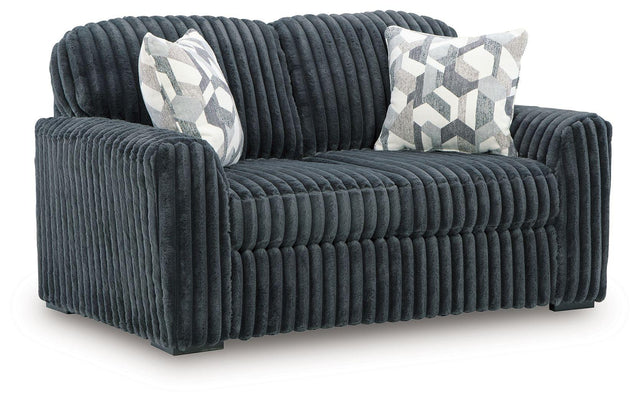 Ashley Midnight-Madness Loveseat - Gunmetal