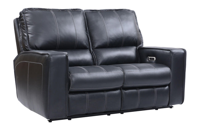 Parker House Rockford - Power Loveseat - Verona Black