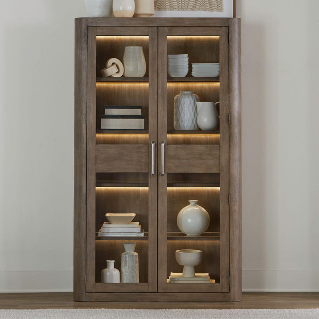 Liberty Furniture South Bend - Bunching Display Cabinet - Brown