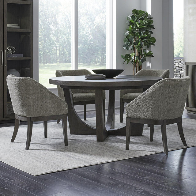 Liberty Furniture Cascade Falls - 5 Piece Pedestal Table Set - Satin Espresso