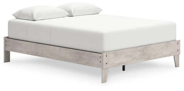 Ashley Shawburn Queen Platform Bed - Whitewash