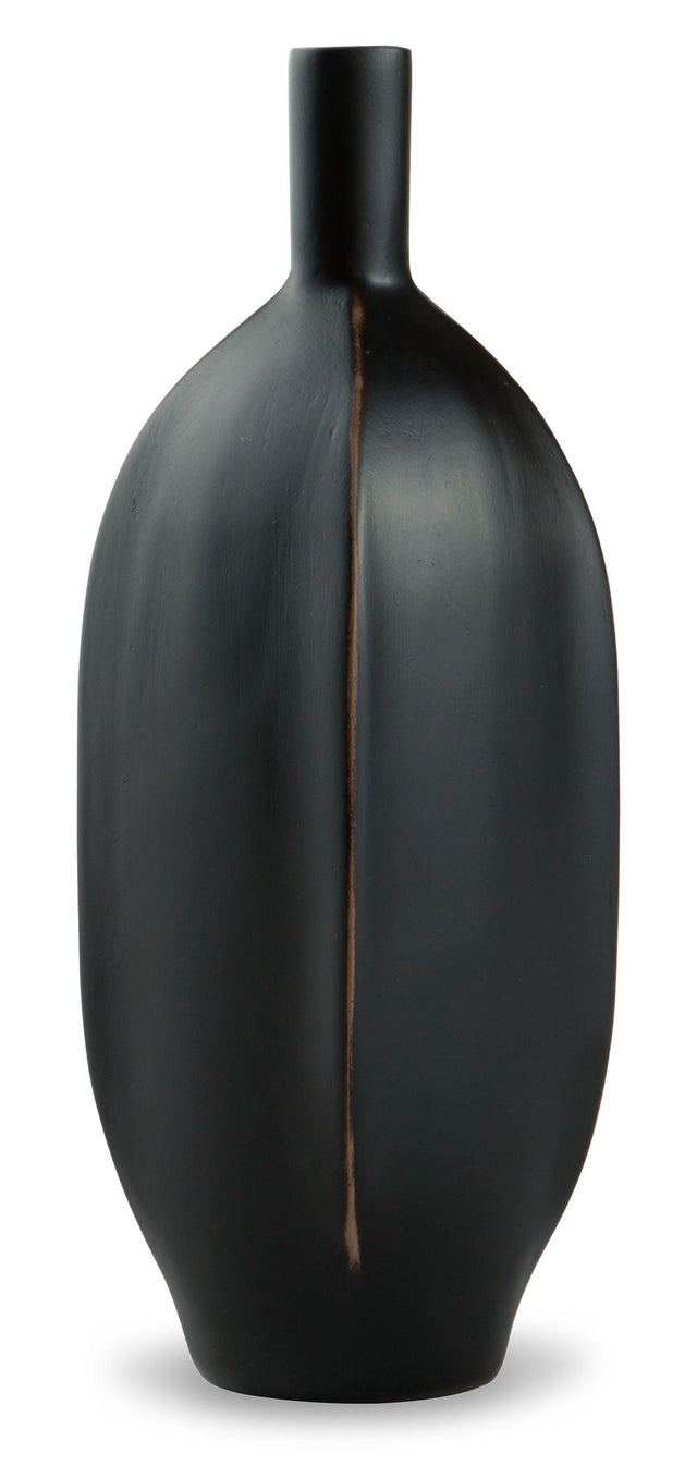 Ashley Rhaveney Vase (3/CS) - Black