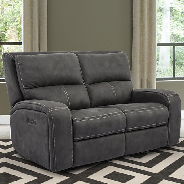 Parker House Polaris - Power Loveseat - Slate