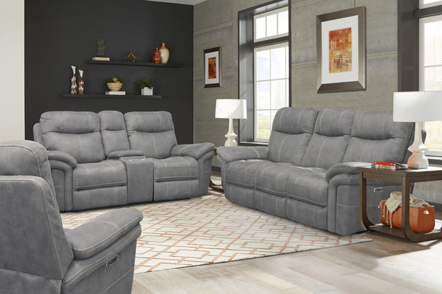 Parker House Mason - Power Reclining Sofa Loveseat And Recliner - Carbon