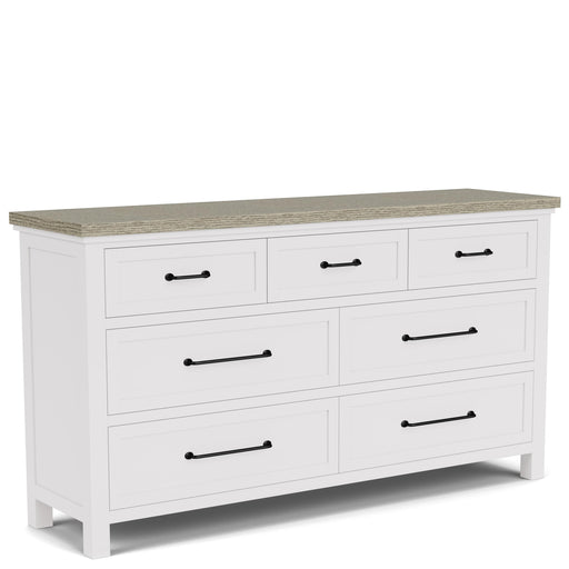 Riverside Furniture Cora - Seven Drawer Dresser - White