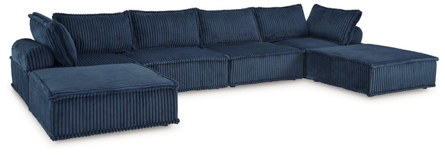 Ashley Bales - Navy - 6-Piece Modular Seating