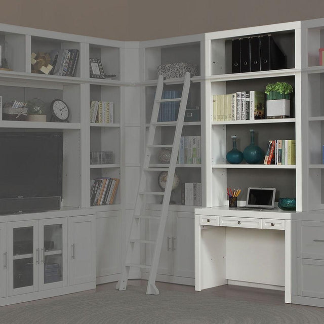 Parker House Catalina - Library Desk and Hutch - Cottage White