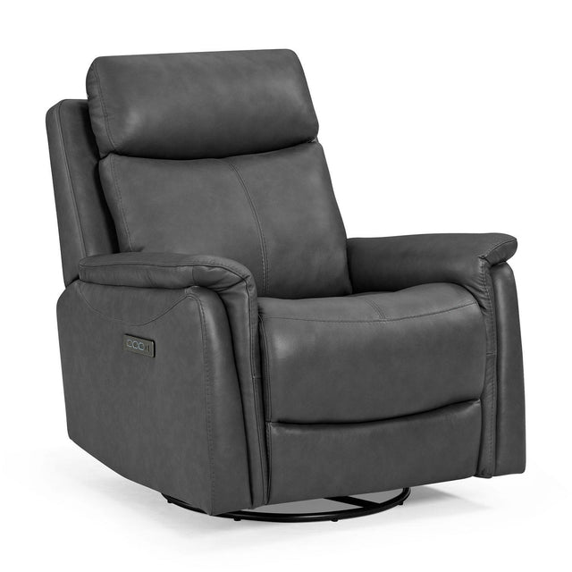 Liberty Furniture Rowland - Swivel Glider Recliner P3 - Dark Gray