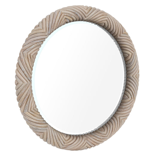 Riverside Furniture Rosalie - Round Mirror - Natural