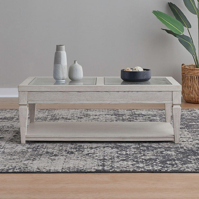 Liberty Furniture Caruso Heights - Cocktail Table - White