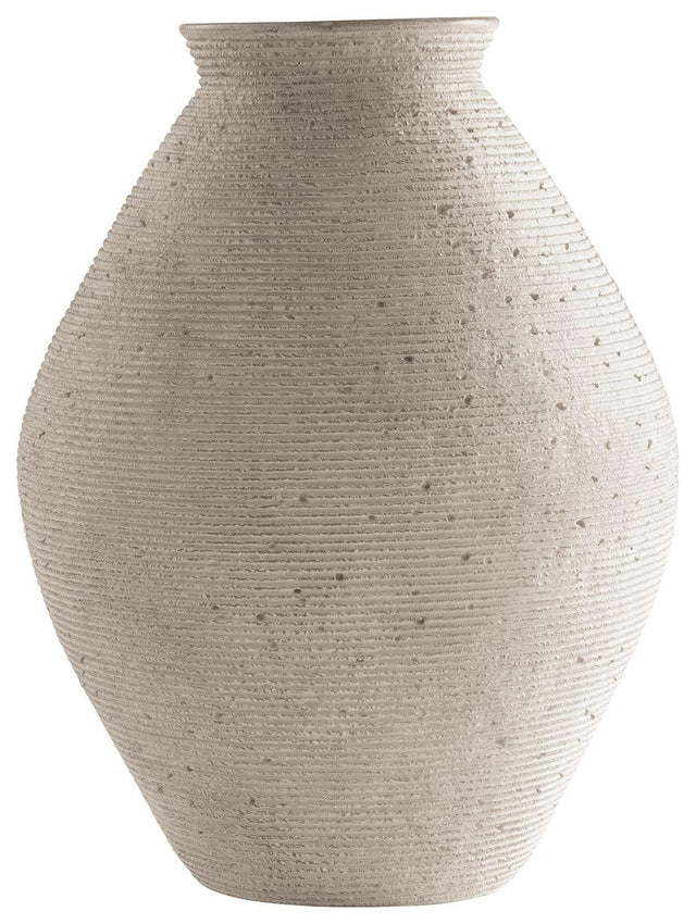 Ashley Hannela Vase - Antique Tan