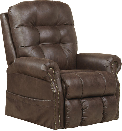 Catnapper Ramsey - Power Lift Lay Flat Recliner With Heat & Massage - Sable