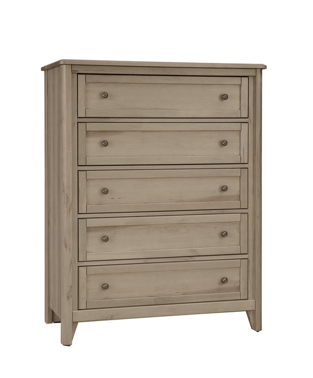 Vaughan-Bassett Woodbridge - Chest - 5 Drawer - Shadow Grey