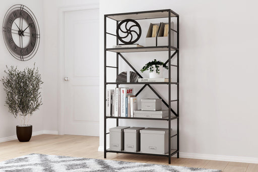 Ashley Bayflynn Bookcase - White/Black