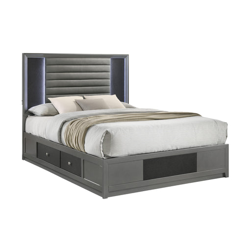 New Classic Furniture Nocturne - 5/0 Queen Bed - Slate
