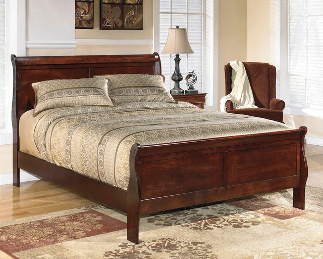 Ashley Alisdair - Dark Brown - California King Sleigh Bed