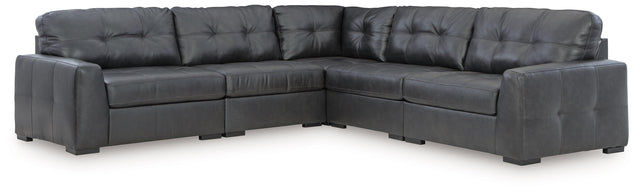 Ashley Brindley Pier - Fog - 5-Piece Sectional