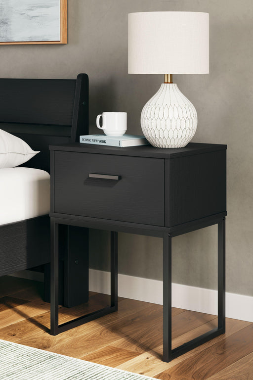 Ashley Socalle One Drawer Night Stand - Black