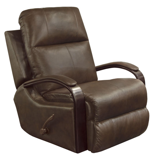 Catnapper Gianni - Power Lay Flat Recliner With Heat & Massage - Cocoa - Leather