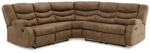 Ashley Partymate - Brindle - 2-Piece Reclining Sectional