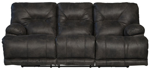 Catnapper Voyager - Power Lay Flat Reclining Sofa - Slate - Fabric
