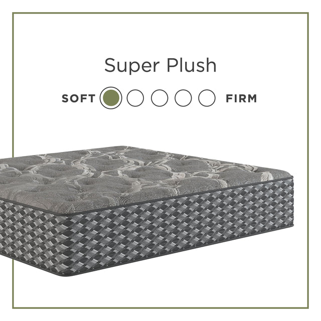 Tempur Sealy Sherwood - Oasis Super Plush Hybrid Latex Mattress - Queen