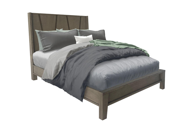 Parker House Pure Modern Bedroom - Queen Panel Bed - Moonstone