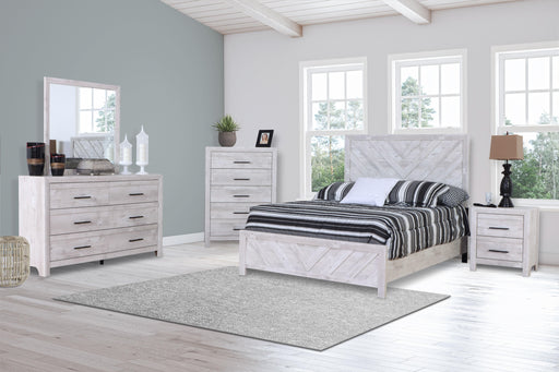 New Classic Furniture Biscayne - 6/6 Eastern King Bed - Driftwood