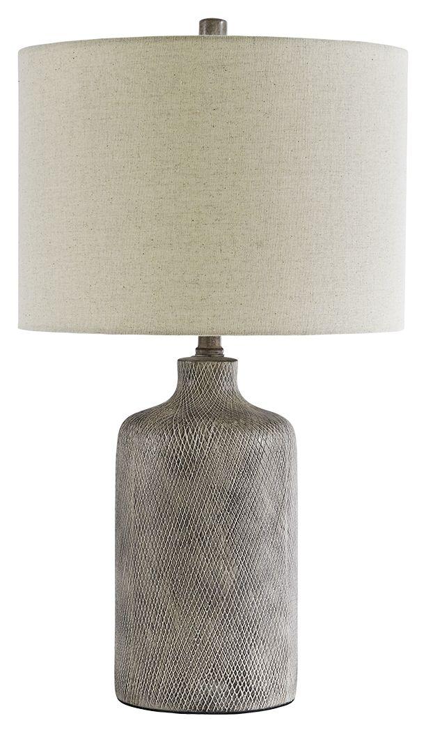 Ashley Linus Ceramic Table Lamp (1/CN) - Antique Black