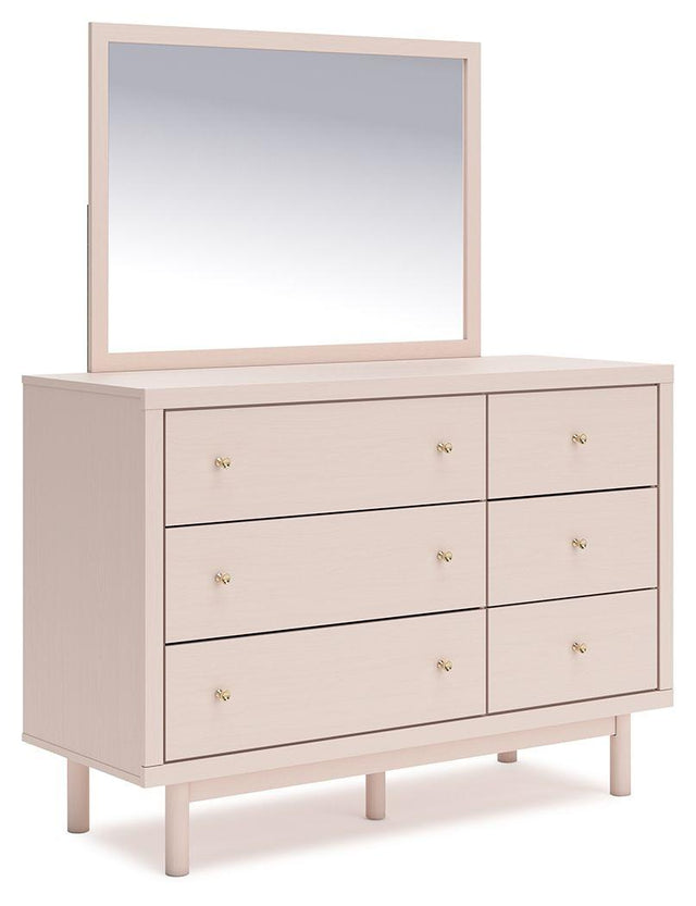 Ashley Wistenpine - Blush - Dresser And Mirror