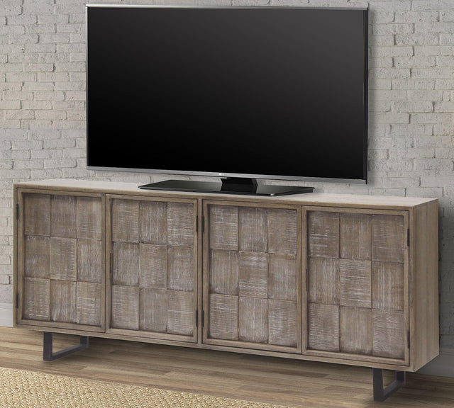 Parker House Crossings Casablanca - TV Console (78") - Driftwood