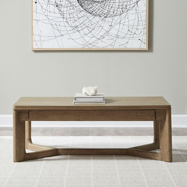 Liberty Furniture Ballentine - Rectangular Cocktail Table - Brown