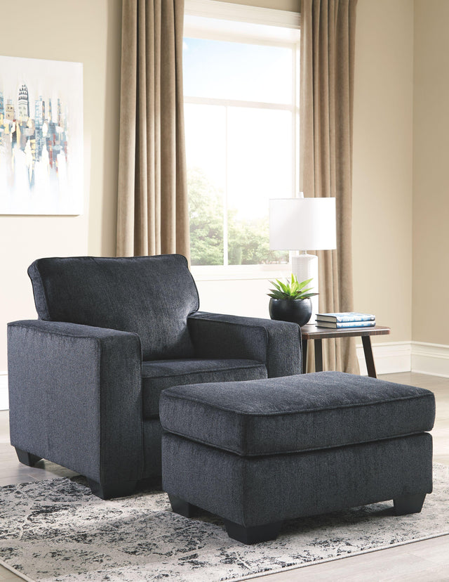 Ashley Altari - Slate - 2 Pc. - Chair With Ottoman