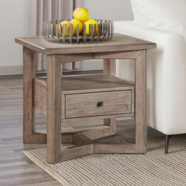 Liberty Furniture Proximity Place - Round Cocktail Table - Light Brown