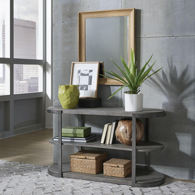Liberty Furniture Modern View - Sofa Table - Dark Gray