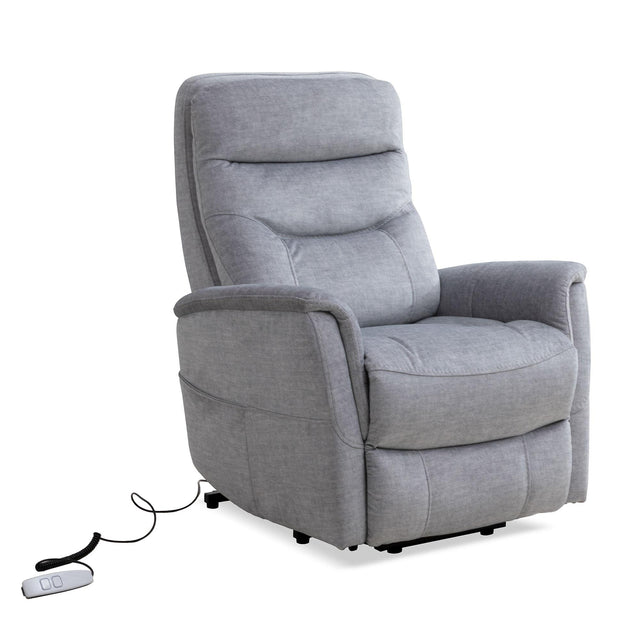 Parker House Gemini - Power Lift Recliner With Articulating Headrest - Capri Silver