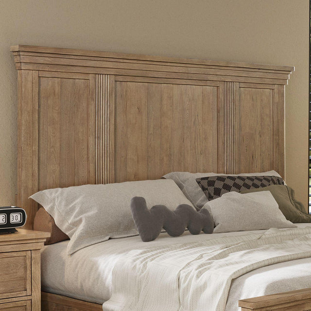 Liberty Furniture Haven Hills - Queen Panel Headboard - Camel Beige