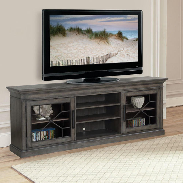 Parker House Sundance - 92" TV Console - Smokey Gray
