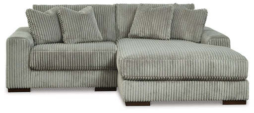 Ashley Lindyn - Fog - Right Arm Facing Corner Chaise 2 Pc Sectional