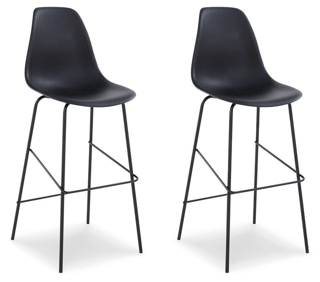 Ashley Forestead Tall Barstool (2/CN) - Black