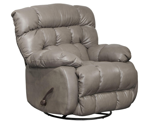 Catnapper Pendleton - Chaise Swivel Glider Recliner - Chocolate