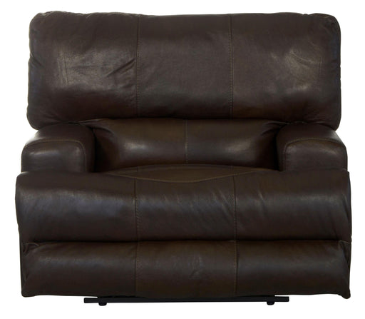 Catnapper Wembley - Italian Leather Match Power Lay Flat Recliner with Power Adjustable Headrest & Lumbar - Chocolate